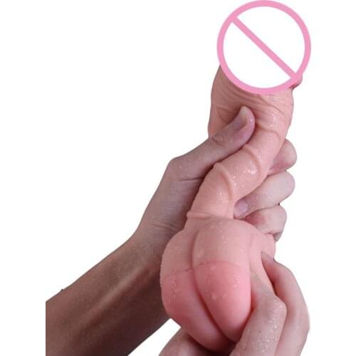 Female Simulation dildo male inverted model backyard masturbation device jj penis exercise bold extension set Gay Sex Toys