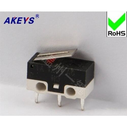 10 PCS MS-003 10/12.5/18/23.5mm rectangular micro-switch mouse button tripod iron handle JL009-12-1