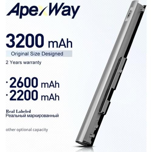 ApexWay LA04 Battery for HP Pavilion TouchSmart 14 15 248 340 350 15-B119TX B003TX B004TX LA04041 LA04041DF F3B96AA TPN-Q132