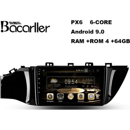 4+64GB Android 9.0 car radio multimedia for Kia Rio 4 2016-2019 with DSP/IPS/2.5D IPS/SWC/WIFI/GPS Navigation