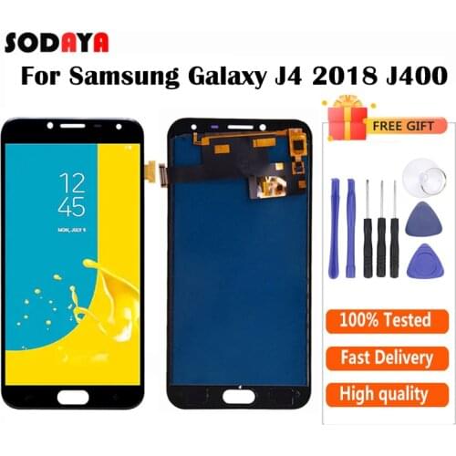 For Samsung Galaxy J4 2018 J400 J4 SM-J400F/DS SM-J400M/DS LCD Display With Touch Screen Assembly Can Adjust Brightness