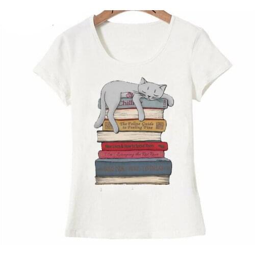 Dugujunyi 2020 Summer Women Short Sleeve Sphynx Cat Mom Funny Design - Sphynx Mom Rocking The Cat Life T-Shirt Casual Tops C