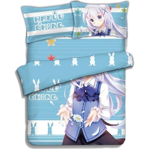 Hobby Express Is the Order Rabbit Japanese Bed Blanket or Duvet Cover with Two Pillow Cases ADP-CP151233