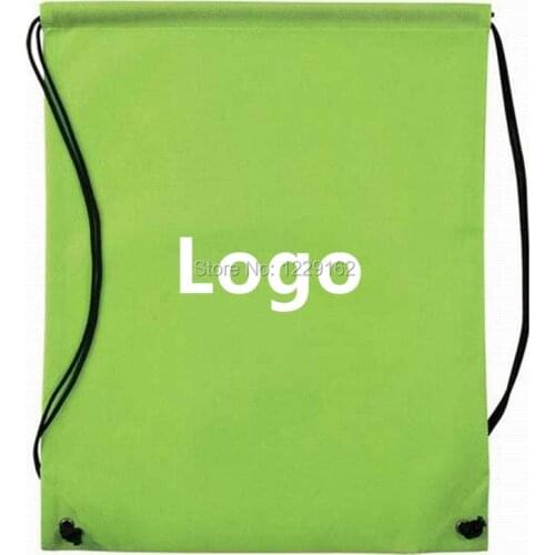 Customized Polyester drawstring bag (300pcs/lot) 30x45cm promotional gift bag Sport drawstring backpack for advertising