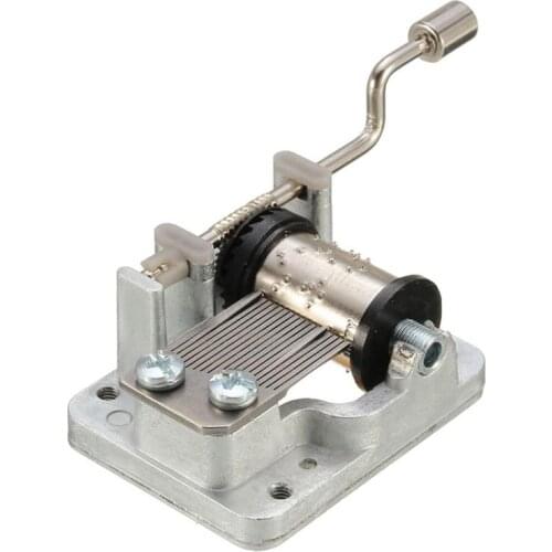 Mini Hand Cranking Music Movement DIY Music Box Decorative Collectibles (A Variety Of Music Available) Notes Movement Music Box
