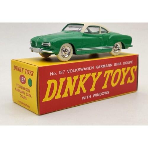 DeAgostini 1/43 Dinky Toys 187 For V~~W Karmann Ghia Coupe Diecast Models Car