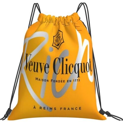 Veuve Chandon Fashion Classic Drawstring Backpack Drawstring Backpack Outdoor Portable Backpack Fitness Backpack_hyr07
