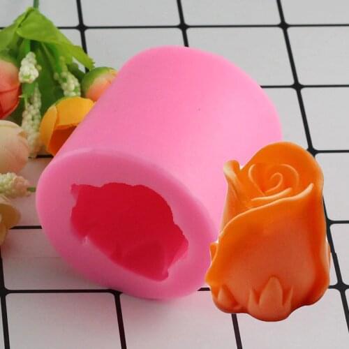 Mujiang 3D Rose Flowers Silicone Molds Soap Candle Fondant Moulds Candy Chocolate Gumpaste Icecream Clay Cake Decorating Tools
