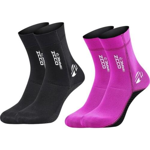 Diving Socks 3mm Neoprene Beach Socks Boots Water Shoes Beach Booties Snorkeling Diving Surfing Boots for Men Women
