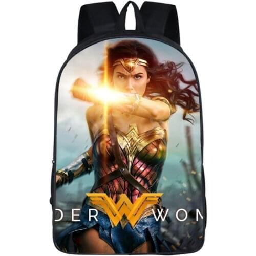 16 Inch wonde rwomen Children School Bags Double zipper Orthopedic Backpack Kids School Boys Girls Mochila Catoon Bags