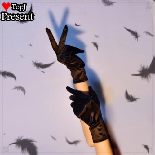 Sexy Stretch Photo show cospaly short Glove Punk Rock Hip Hop Jazz Disco Dance bride Gloves Gothic Lolita Cosplay Accessory
