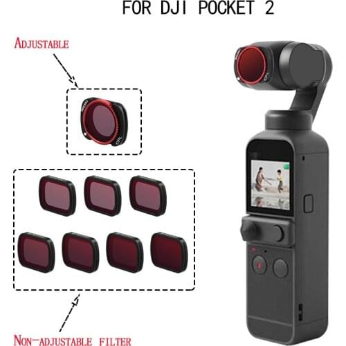 Filter Series for DJI Pocket 2 Handheld Gimbal Camera UV CPL ND4 8 16 32 Optical Glass Lens Filter Waterproof Accessories