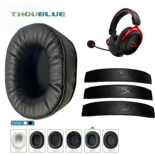 THOUBLUE Replacement Ear Pad For HyperX Cloud Core Earphone Memory Foam Cover Earpads Headphone
