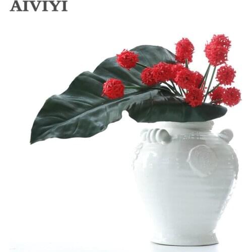 Trigeminal Ball Silica Gel Wedding Autumn Garden Party Home Decor Christmas Decoration Fake Flowers Artificial Plants Flower