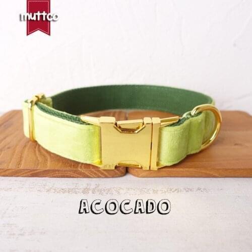 10pcs/lot MUTTCO unique dog collar ACOCADO convenient to walk the dog leash accessory for small medium large dog 5 size UDC110B