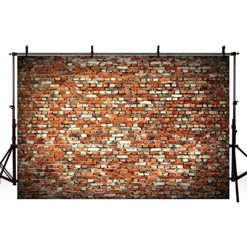 DAWNKNOW Wall Vinyl Photography Background For Retro Style Wall Brick Shoot Backdrop For Street Dance Photo Studio lv1422