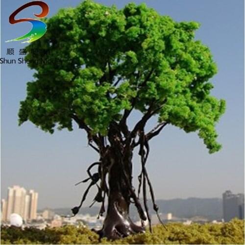 1pcs/Set Plastic Model Trees For Railroad House Park Street Layout Green landscape Scene Scenery High Quality