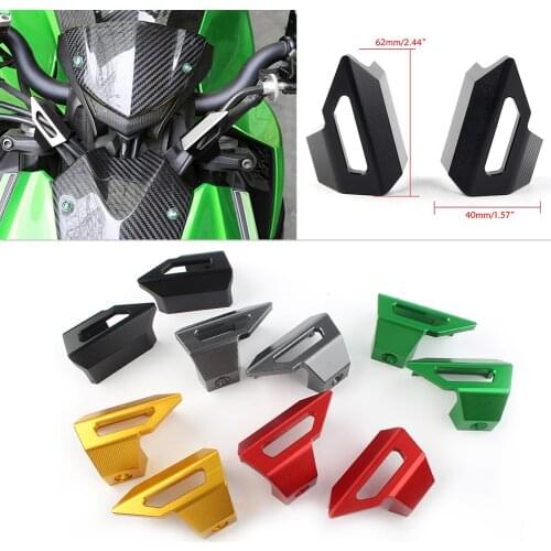 2PC Motorcycle Front Brake Clutch Line Wire Clamp Holder For KAWASAKI Z1000 2010-2014 2015 2016 CNC Cable Clip Clamps Cable Clip