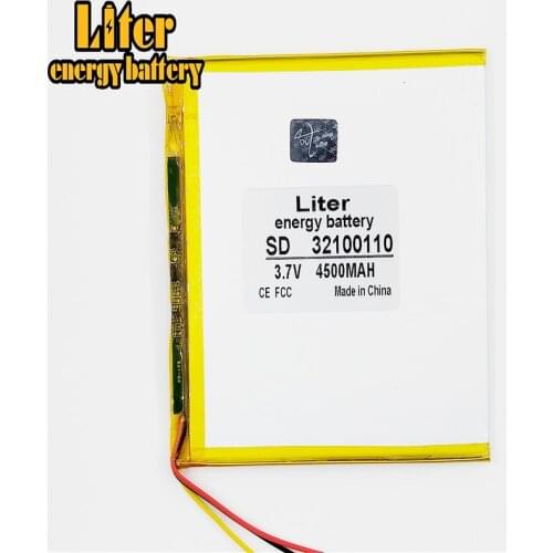 3 line 32100110 3.7V 4500MAH lithium polymer battery tablet computer navigation built-in