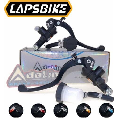 Adelin 14mm to 19mm Piston Motorcycle Brake Master Cylinder 7/8" CNC Hydraulic Clutch Handle Lever Universal For Yamaha Honda