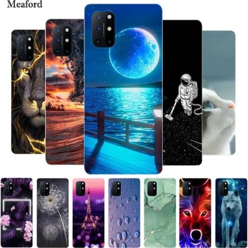 For OnePlus 8T Case One Plus 8T Cover Silicone Soft TPU Fundas Back Cover For OnePlus 8T 5G Protective Phone Shell Case 1+8T 8 T