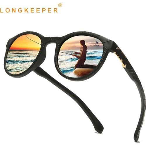 Classic TR90 Polarized Sunglasses Men Women Fashion Ultralight Round Sun Glasses Female Brand Designer Driving Goggles UV400