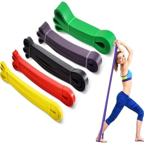 Fitness Resistance Band Exercise Expander Elastic Stretch Band Pull Up Assist Band for Leg Hip Training Pilates Yoga Gym Workout