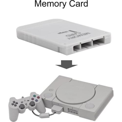 Memory Card For PS1 1Mega Memory Card for PlayStation1 game PSX true gamers High speed and efficient product