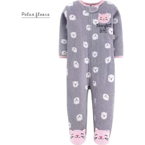 New born baby Long Sleeve jumpsuit newborn boy girl winter cartoon clothes Unisex Babies Sleep pijama Costume 0-12M 2021