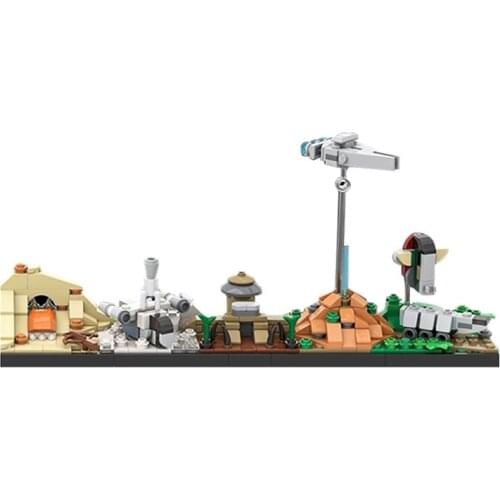 Space Wars City Skyline Castle Back To The Future Model Architecture Spaceship Destroyer Building Blocks Brick Toy for Children