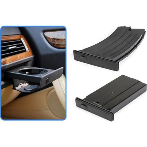 Left Right Front Car Cup Holder Drink Holder Bracket For BMW 3 Series E90 E91 318i 325i 328i 330i 2005-2012 Beige Black