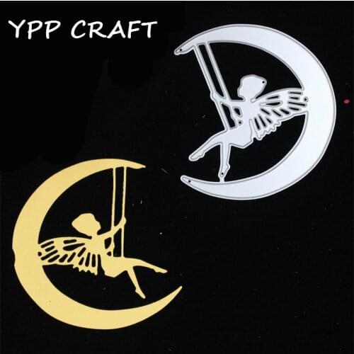 YPP CRAFT Moon Angel Metal Cutting Dies Stencils for DIY Scrapbooking/photo album Decorative Embossing DIY Paper Cards