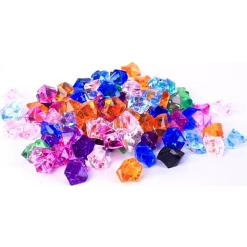 New Colorful Pirate Jewels Treasure Acrylic Crystal Gems Vase Filler Confetti Pirate Props Birthday Theme Party Favors
