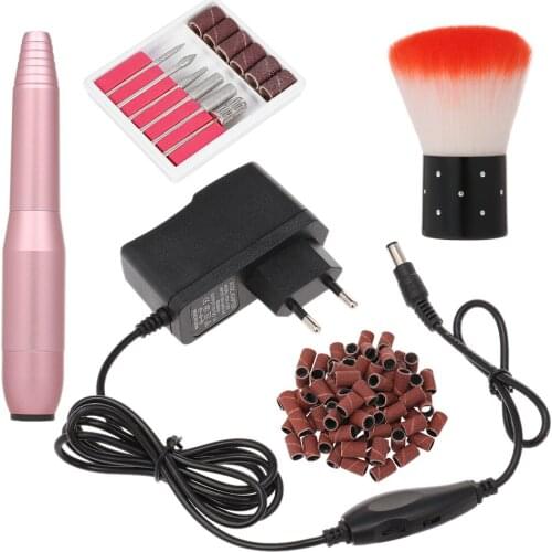 Portable Electric Nail Drill Machine Professional 20000 RPM Manicure Pedicure Nail File Drill Kit for Acrylic Gel Nails