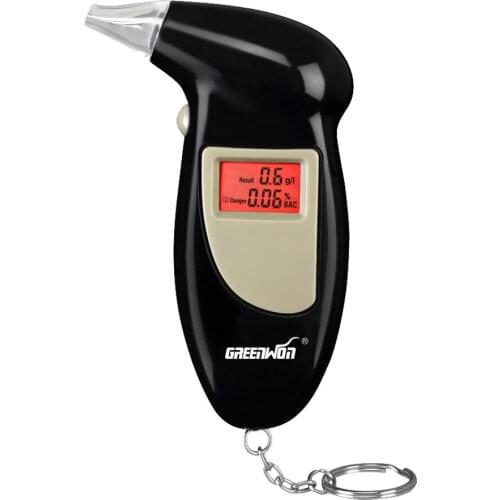 2019 Quick Response Professional LCD Alcohol Tester 68S Digital Alcohol Detector greenwon Breathalyzer Alcotester