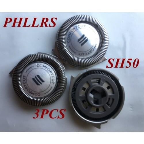 3pcs SH50 replace head razor blade for philips shaver S5110 S5400 S9161 S5050 S7510 S5380 S5011 S5010 S5008 S5571 S5570 S5570