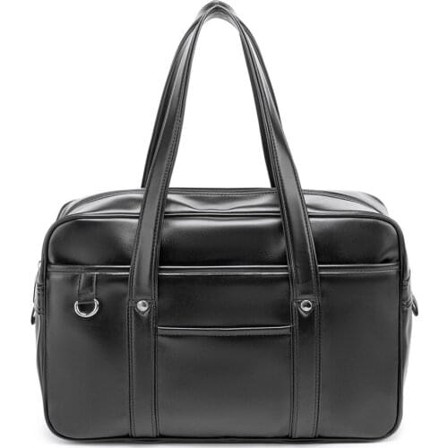 Yesetn Bag 04102021 Mens single shoulder schoolbag Pu waterproof computer laptop bag top handle bag