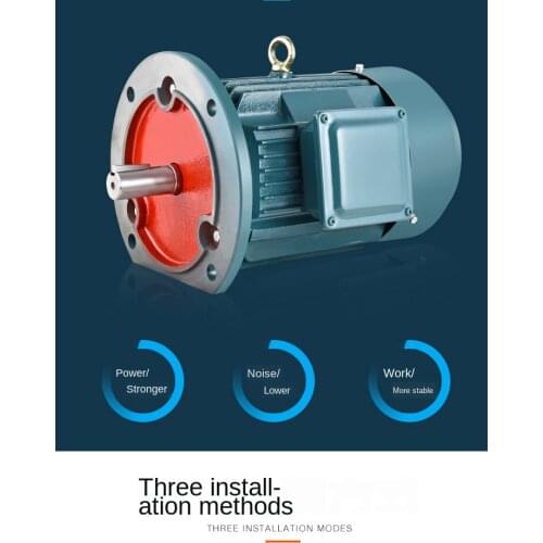 Three-phase asynchronous motor Y100L-2 pole 3KW new copper national standard motor motor YE2 motor 380v