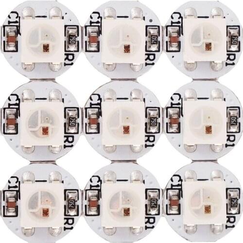 WS2812B WS2812 4-Pin Led Chip Strip & Heatsink by DC5V 5050SMD RGB WS2811 IC Built-in 1~1000PCS