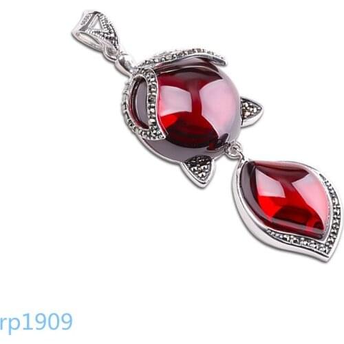 KJJEAXCMY boutique jewelry 925 sterling silver inlaid natural emerald pearl female pendant necklace support test