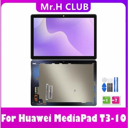 LCD For Huawei MediaPad T3 10 AGS-L03 AGS-L09 AGS-W09 T3 LCD Display Touch Screen Digitizer Assembly + Frame For Huawei T3 10