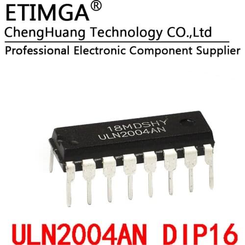 5PCS/LOT Original ULN2004 ULN2004AN DIP-16 Darlington Transistor