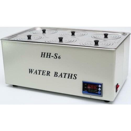 1500W Digital Thermostatic Water Bath 6 Hole 500*300*150mm HH-S6 Fast Shipping