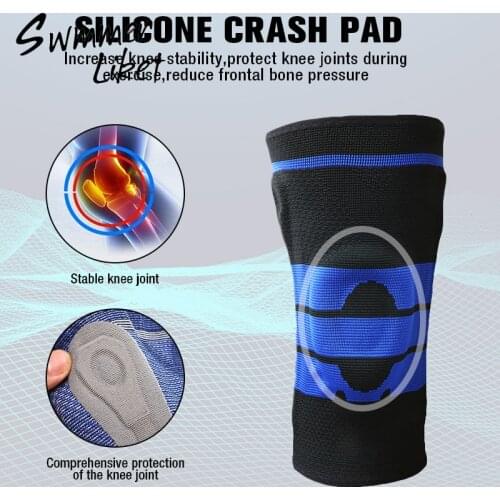 Elastic Knee Support Professional Protective Breathable Knee Protector Spring Cycling 1 piece sports protective gear sportswear