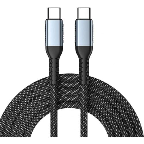 1m/2m Data Cable Fast Charging Multifunctional Type-C to Type-C PD100W Safe Charger Cable for Smart Phone