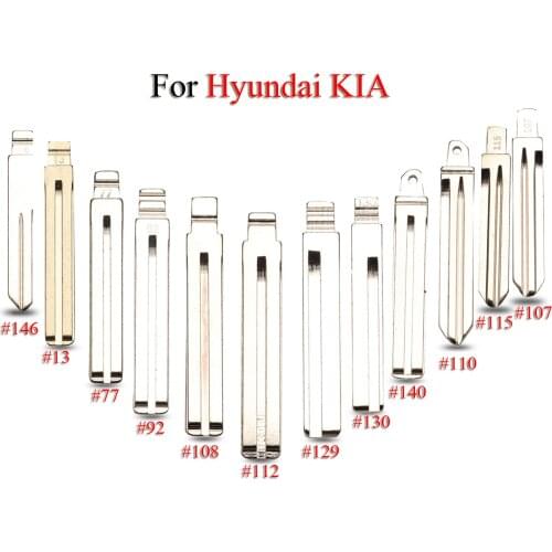 Kutery Folding Remote Car Key Blade For Hyundai Verna Elantra I30 IX35 For Kia Spotage RIO K2 K3 K5 HY20 TOY40 KD Car Key Blade