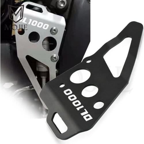 For Suzuki DL1000 DL 1000 V-Strom 1000 2015-2019 2016 2017 2018 Rear Brake Pump Master Cylinder Guard Cap Protector Cover Motor