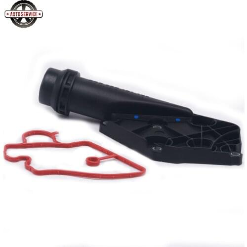 New 06E 121 161 T Engine Cooling Thermostat Housing Cover Coolant Connector For Audi A4 A5 A6 A7 A8 Q5 3.2L 06E121168 06E121161R