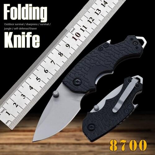 OEM 8700 Kershaw7Cr17Mov Steel Folding Knife Aviation Aluminum Handle Mini Pocket Knife Outdoor Camping Life-Saving Self-Defense