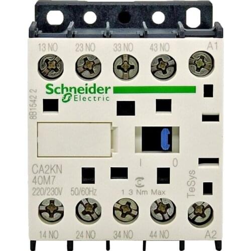 Schneider TeSys K Control relays CA2KN40 CA2KN40B7 CA2KN40E7 CA2KN40F7 CA2KN40M7 CA2KN40P7 CA2KN40U7 CA2KN40V7 CA2KN40BD